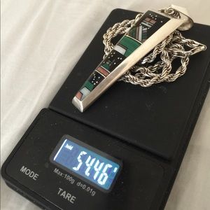 Jim Harrison gemstone inlay.”open to all offers”